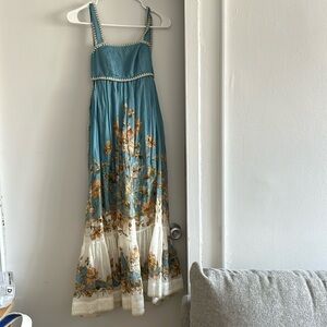 Almost new zimmermann chitz dress 0P